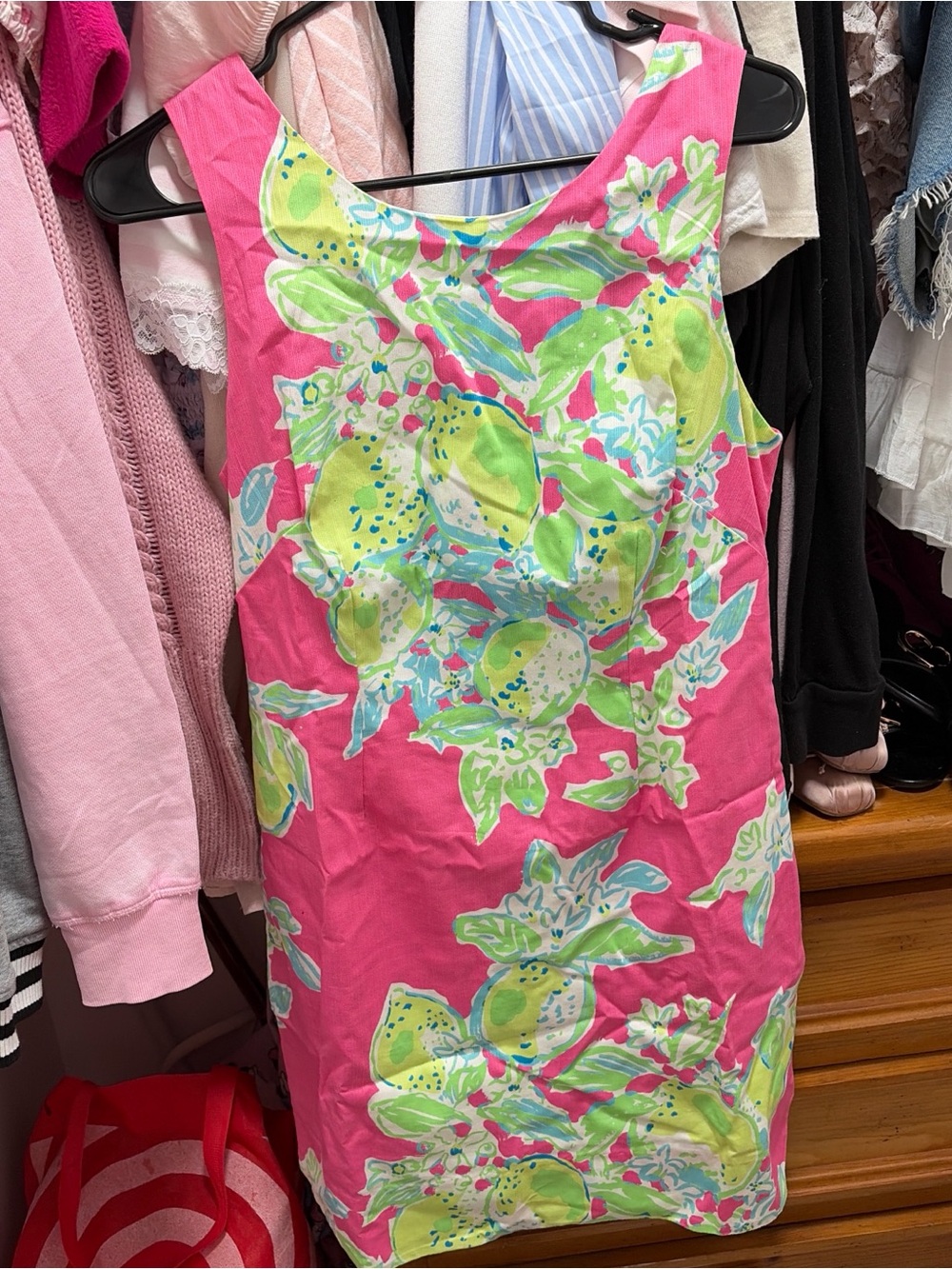 Lilly Pulitzer Delia Shift Pink Lemonade Dress